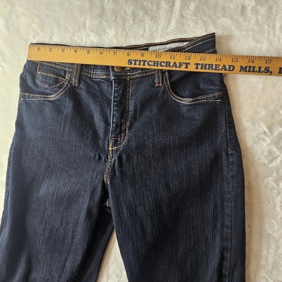 NYDJ jeans Bootcut Dark Wash 28 Embellished Pocket rhinestones - Picture 2 of 11